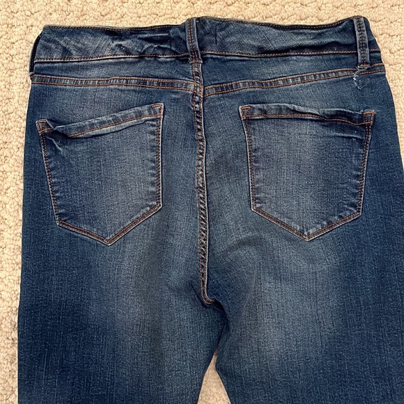 Buffalo Blu Harlow Curvy Stretch Straight Dark Denim Jeans Size 28 - Picture 10 of 14